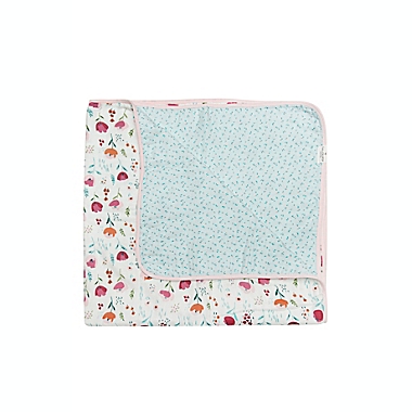 Loulou Lollipop&reg; Rosey Bloom Rayon Muslin Quilt. View a larger version of this product image.