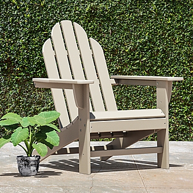 Bee &amp; Willow&trade; by POLYWOOD&reg; Adirondack Chair in Sand. View a larger version of this product image.