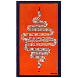 Jonathan Adler&trade; Snake Beach Towel in Orange