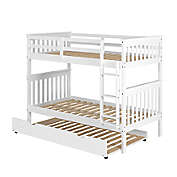 Mission Twin Over Twin Bunk Bed with Trundle
