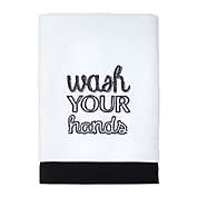 Avanti Chalk it Up Hand Towel in Optical White