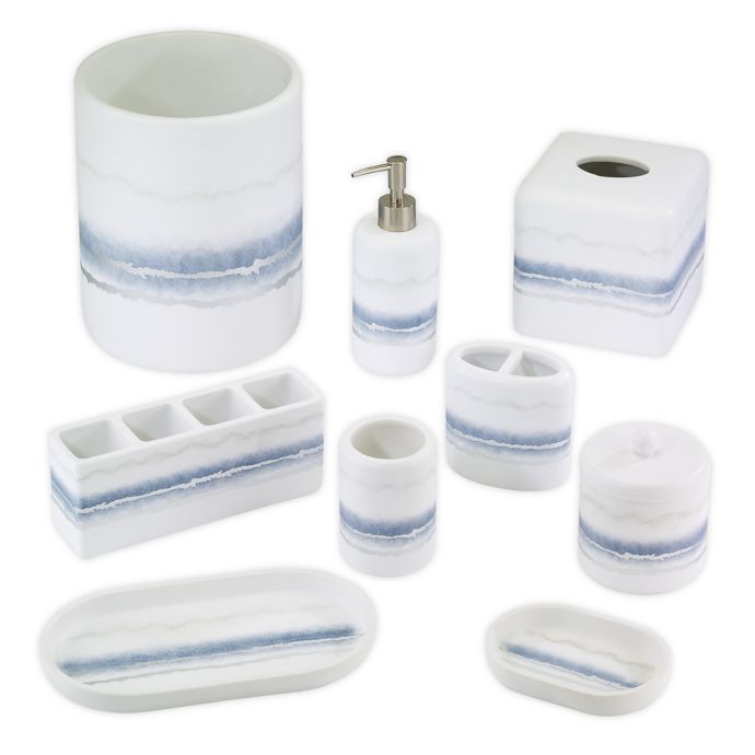 Now House by Jonathan Adler Vapor Bath Accessory Collection in Silver