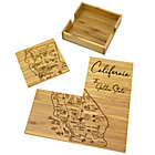Alternate image 0 for Totally Bamboo California Puzzle 5-Piece Coaster Set