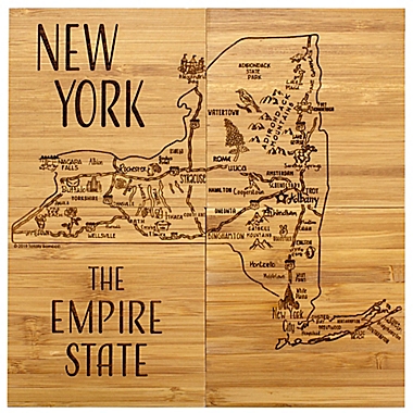 Totally Bamboo New York Puzzle 5-Piece Coaster Set. View a larger version of this product image.