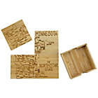 Alternate image 0 for Totally Bamboo Minnesota Puzzle 5-Piece Coaster Set