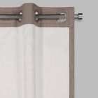 Alternate image 2 for Mercantile Hawthorne 63-Inch Grommet Light Filtering Lined Curtain Panel in Mocha (Single)
