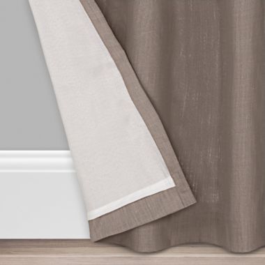 Mercantile Hawthorne 63-Inch Grommet Light Filtering Lined Curtain Panel in Mocha (Single). View a larger version of this product image.