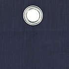 Alternate image 3 for Mercantile Hawthorne 84-Inch Grommet Light Filtering Lined Curtain Panel in Navy (Single)