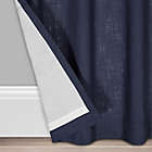 Alternate image 4 for Mercantile Hawthorne 84-Inch Grommet Light Filtering Lined Curtain Panel in Navy (Single)