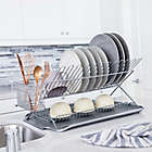 Alternate image 2 for Better Houseware Metallic Folding Dish Rack in Silver
