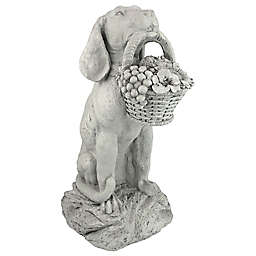 design TOSCANO® Man's Best Friend Dog Garden Sculpture in Light Grey