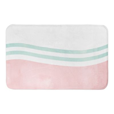 mint bath rug