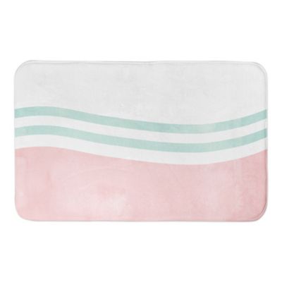 mint bath rug