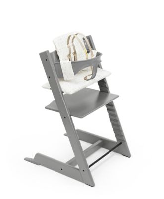Tripp Trapp&reg; Complete High Chair in Storm Grey/Sweetheart Cushion with Stokke&reg; Tray