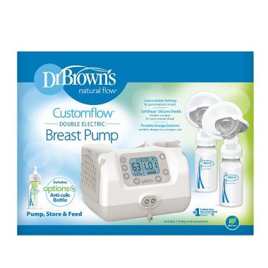 Dr. Brown&rsquo;s&trade; Customflow&trade; Double Electric Breast Pump. View a larger version of this product image.