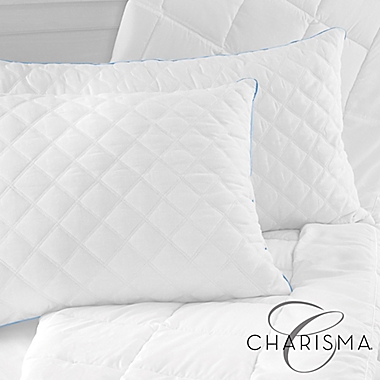 Charisma&reg; Memory Foam 2-Pack Cluster and Gel Beads Bed Pillows. View a larger version of this product image.