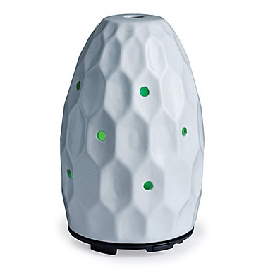 Spa Sounds Hexagon Ultrasonic LED-Lit Diffuser in White. View a larger version of this product image.