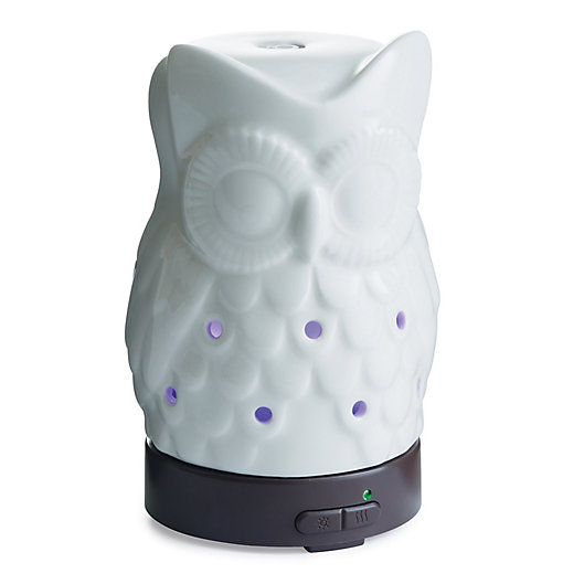 Alternate image 1 for Airomé Owl Medium Ultrasonic Essential Oil Diffuser in White
