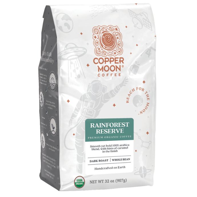 Copper Moon® Coffee Rainforest Organic 2 lb. Whole Bean ...