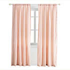 Alternate image 1 for Levtex Baby&reg; Sparkle Overlay 84-Inch Window Curtain Panel in Blush/Gold