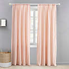 Alternate image 0 for Levtex Baby&reg; Sparkle Overlay 84-Inch Window Curtain Panel in Blush/Gold