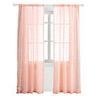 Alternate image 1 for Levtex Baby&reg; Tufted Overlay 84-Inch Window Curtain Panel in Pink