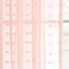 Alternate image 2 for Levtex Baby&reg; Tufted Overlay 84-Inch Window Curtain Panel in Pink