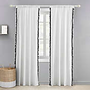 Levtex Baby&reg; Tassel 84-Inch Window Curtain Panel in Black