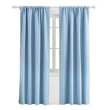 Levtex Baby 84-Inch Blackout Window Curtain Panel in Navy. View a larger version of this product image.