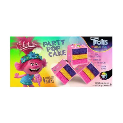 Trolls Party Rock Cakebites Family Pack (4-Count)