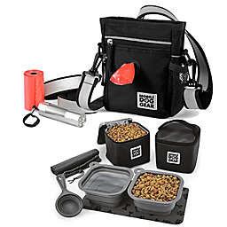 Mobile Dog Gear 10-Piece Pet Walk Bag Bundle in Black
