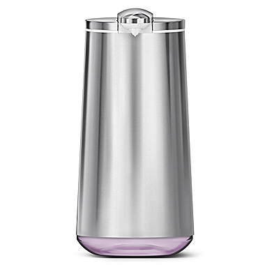 simplehuman&reg; Foam Sensor Pump Soap Dispenser in Brushed Stainless Steel. View a larger version of this product image.