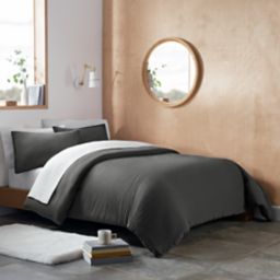 UGG® Devon 2-Piece Twin/Twin XL Duvet Cover Set in Charcoal