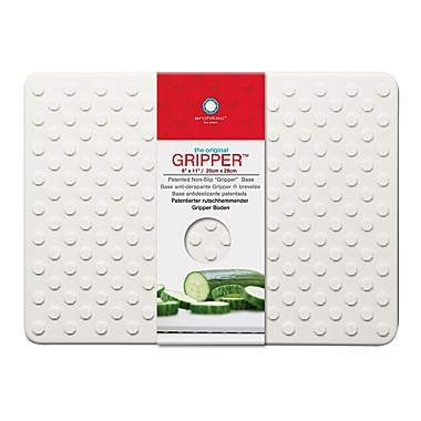 Architec&reg; the original GRIPPER&trade; 8-Inch x 11-Inch Cutting Board in White. View a larger version of this product image.