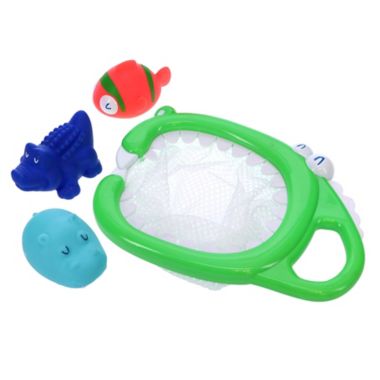 Ginsey Idea Factory 4-Piece Alligator Scoop and Bath Squirter Set. View a larger version of this product image.