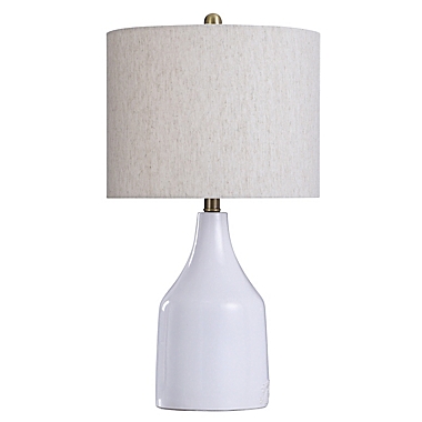 Bee &amp; Willow&trade; Logo Table Lamp in White. View a larger version of this product image.