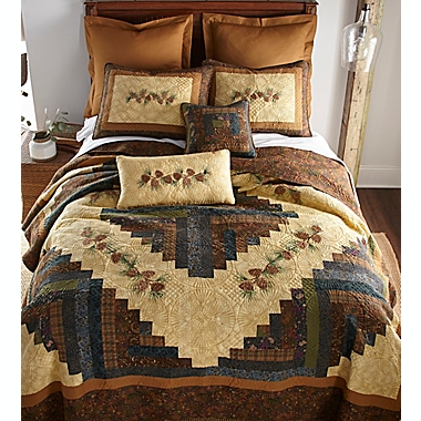 Donna Sharp&reg; Cabin Raising Pinecone Bedding Collection. View a larger version of this product image.