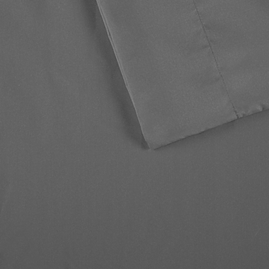 Intelligent Design Microfiber Storage Pocket Twin Sheet Set in Charcoal. View a larger version of this product image.
