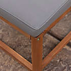 Alternate image 10 for Forest Gate&trade; Patio Wood Chair and Ottoman in Brown