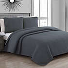 Alternate image 0 for Fenwick 2-Piece Twin Quilt Set in Charcoal/Grey