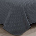 Alternate image 1 for Fenwick 2-Piece Twin Quilt Set in Charcoal/Grey