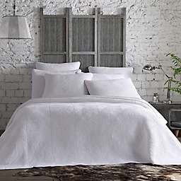 Estate Collection Origami 2-Piece Twin Quilt Set in White
