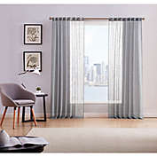 Style 212&reg; 84-Inch Rod Pocket Window Curtain Panels in Grey (Set of 2)