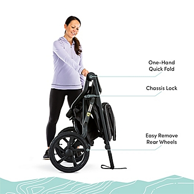 BOB Gear&reg; Alterrain Jogging Stroller in Melange Black. View a larger version of this product image.