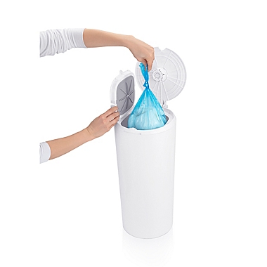 PurePail&trade; Classic Diaper Pail in White. View a larger version of this product image.