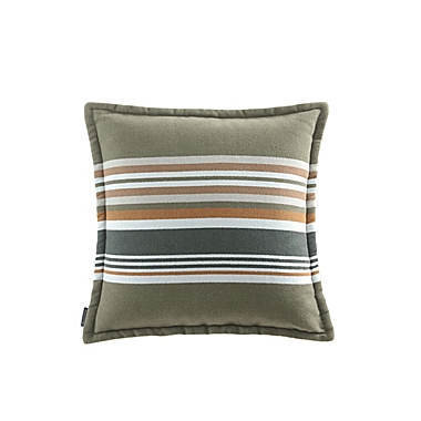 Pendleton&reg; Sanford Striped Square Throw Pillow in Capers. View a larger version of this product image.