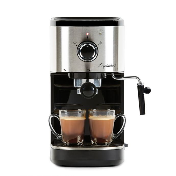 Capresso® EC Select Espresso and Cappuccino Machine in Black/Stainless