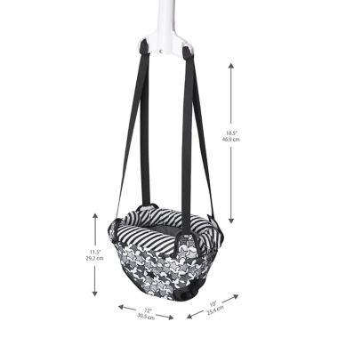 Evenflo&reg; ExerSaucer&reg; Star Power Doorway Jumper in Grey. View a larger version of this product image.