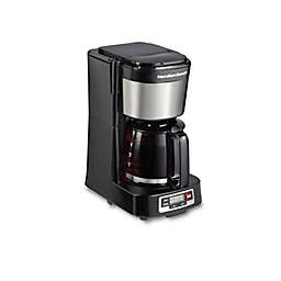 Hamilton Beach® 5-Cup Compact Coffee Maker in Black