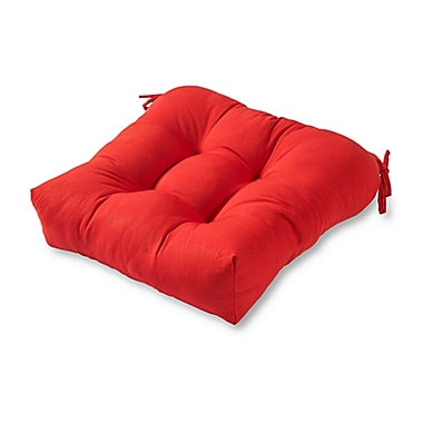 Greendale Home Fashions Solid Square Outdoor Chair Cushion. View a larger version of this product image.